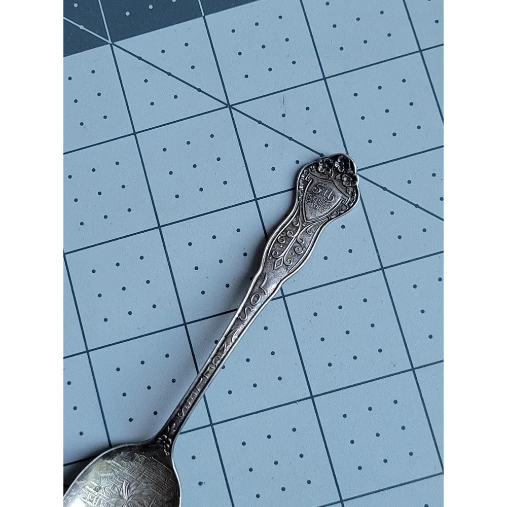 5TH Street Store Los Angeles CA Souvenir Spoon Silver Plated Antique